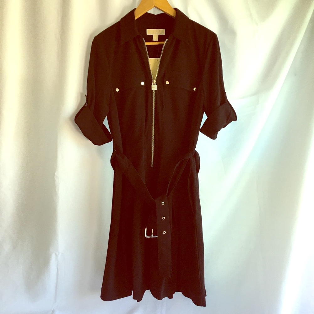MK Belted Shirtdress